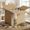 Cargar la imagen en la vista de la galería, Pack aerosol TURBO 750ml ambientador profesional Perfume 3 tipo Miyake notas acuáticas y cedro 750ml Serviaroma Shop, con madera flotante, orquídea blanca y bayas rojas en tienda minimalista