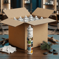 Cargar la imagen en la vista de la galería, Pack aerosol TURBO 750ml ambientador profesional Perfume 6 tipo Abercrombie Fierce masculino 750ml Serviaroma Shop, con madera flotante, pino y piedras negras en barbería de alto standing