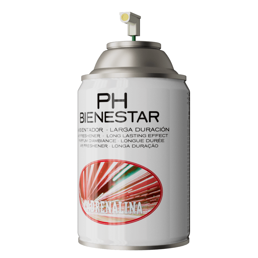 Ambientador aerosol PH Bienestar adrenalina energético - Spray larga duración deportivo intenso