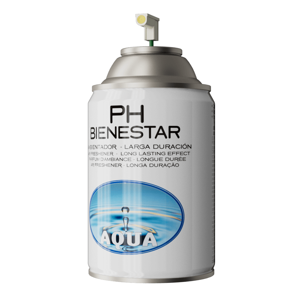 Ambientador aerosol PH Bienestar aqua gotas agua - Spray larga duración fresco limpio