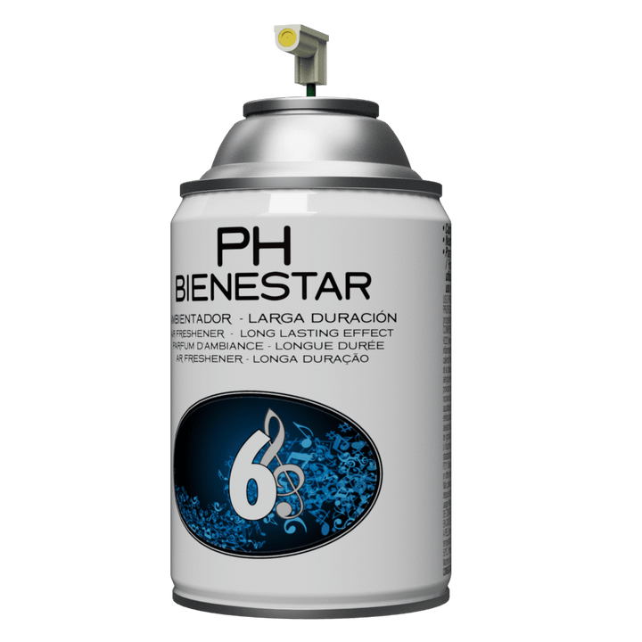 Ambientador aerosol PH Bienestar aroma 6 musical notas - Perfumador larga duración armónico moderno