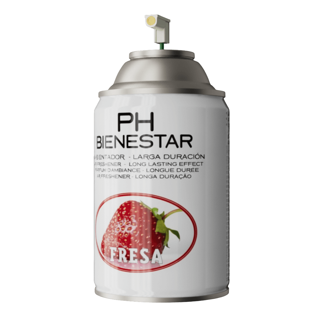 Ambientador aerosol PH Bienestar fresa frutal rojo - Spray larga duración dulce veraniego