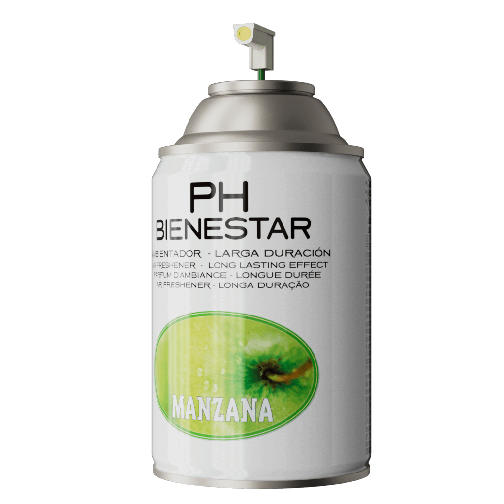 Ambientador aerosol PH Bienestar manzana verde frutal - Spray larga duración fresco crujiente