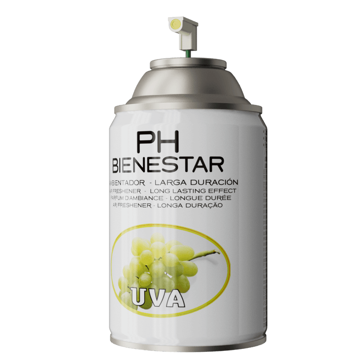 Ambientador aerosol PH Bienestar uva frutal morado - Perfumador larga duración dulce vinícola