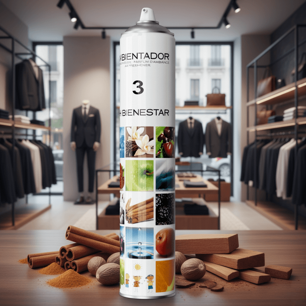 Ambientador Aerosol TURBO Aroma 3 Comercial - 750ml | Tiendas | Boutiques (Perfume #3 Miyake)