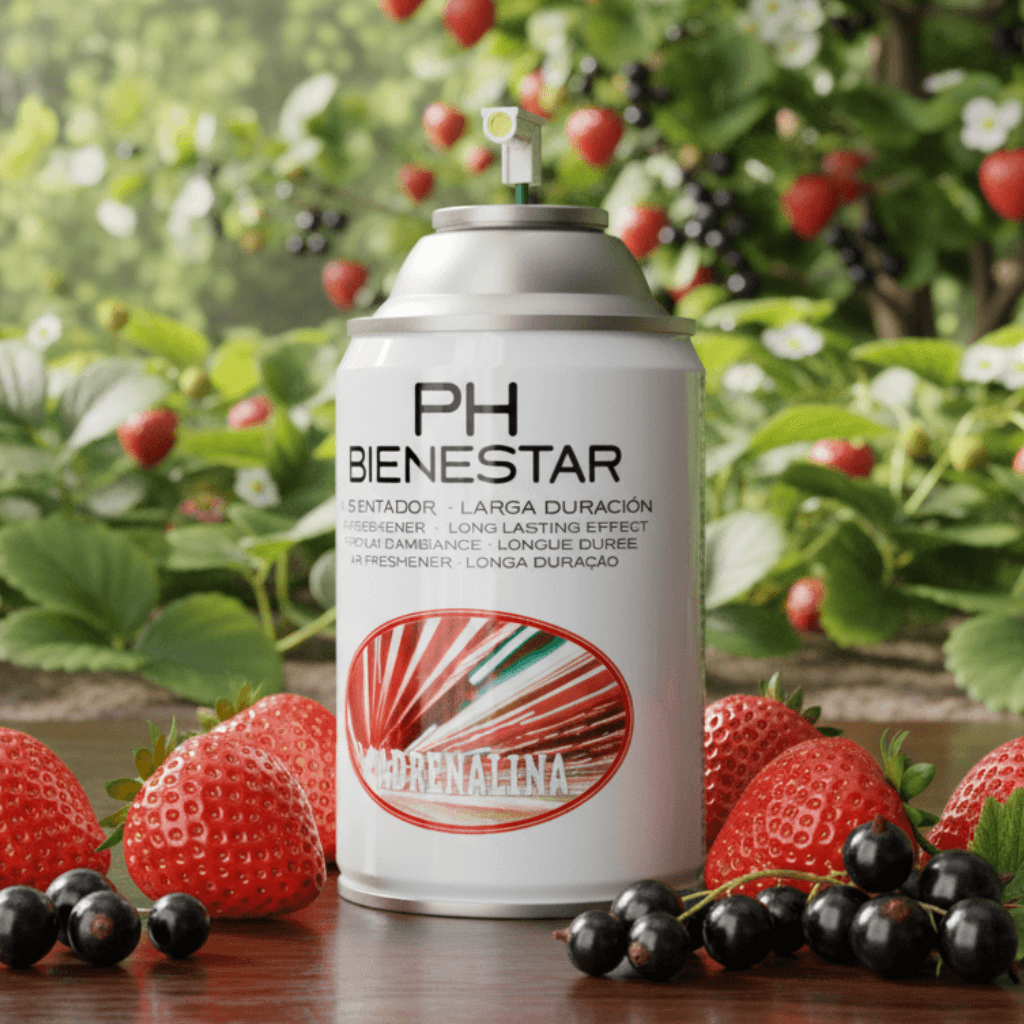 Adrenaline strawberry and blackcurrant air freshener spray PH Bienestar 250ml professional (ADRENALINE)