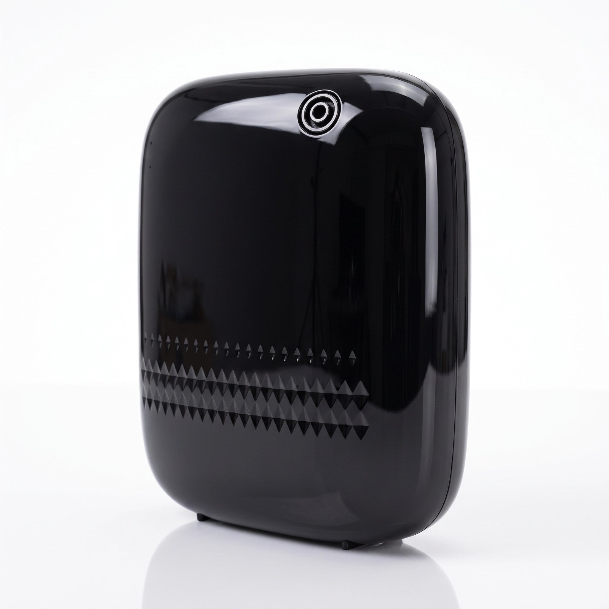 Difusor nebulizador Bluetooth compacto 400ml color negro Serviaroma Shop, dispensador automático de ambientador profesional fondo blanco
