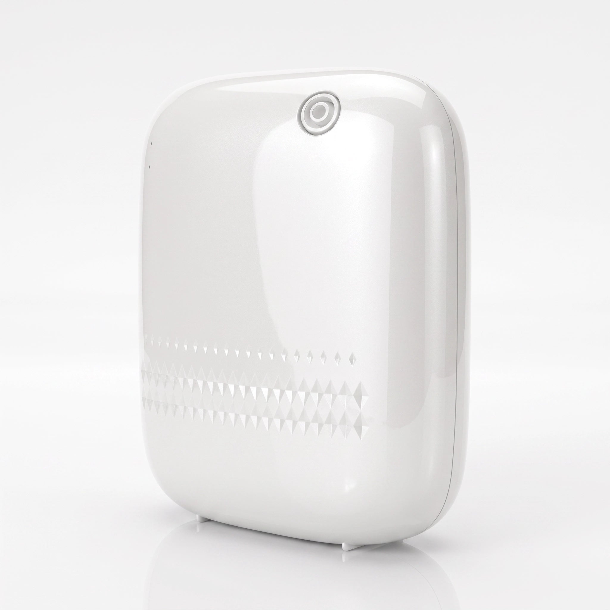 Difusor nebulizador Bluetooth compacto 400ml color blanco Serviaroma Shop, dispensador automático de ambientador profesional fondo blanco