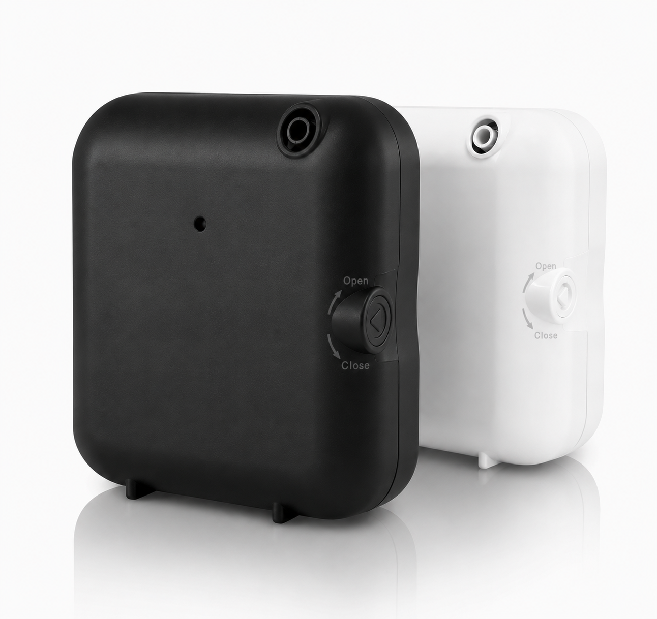 Dispensador nebulizador Bluetooth color blanco y negro (doble color) para ambientador profesional