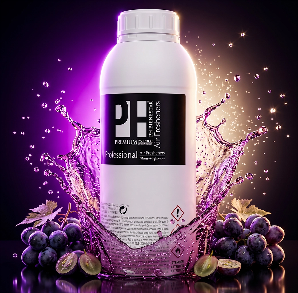 Nebulizador ambientador profesional Uva 1L frutal intenso para locales y comercios – Serviaroma (Uva)