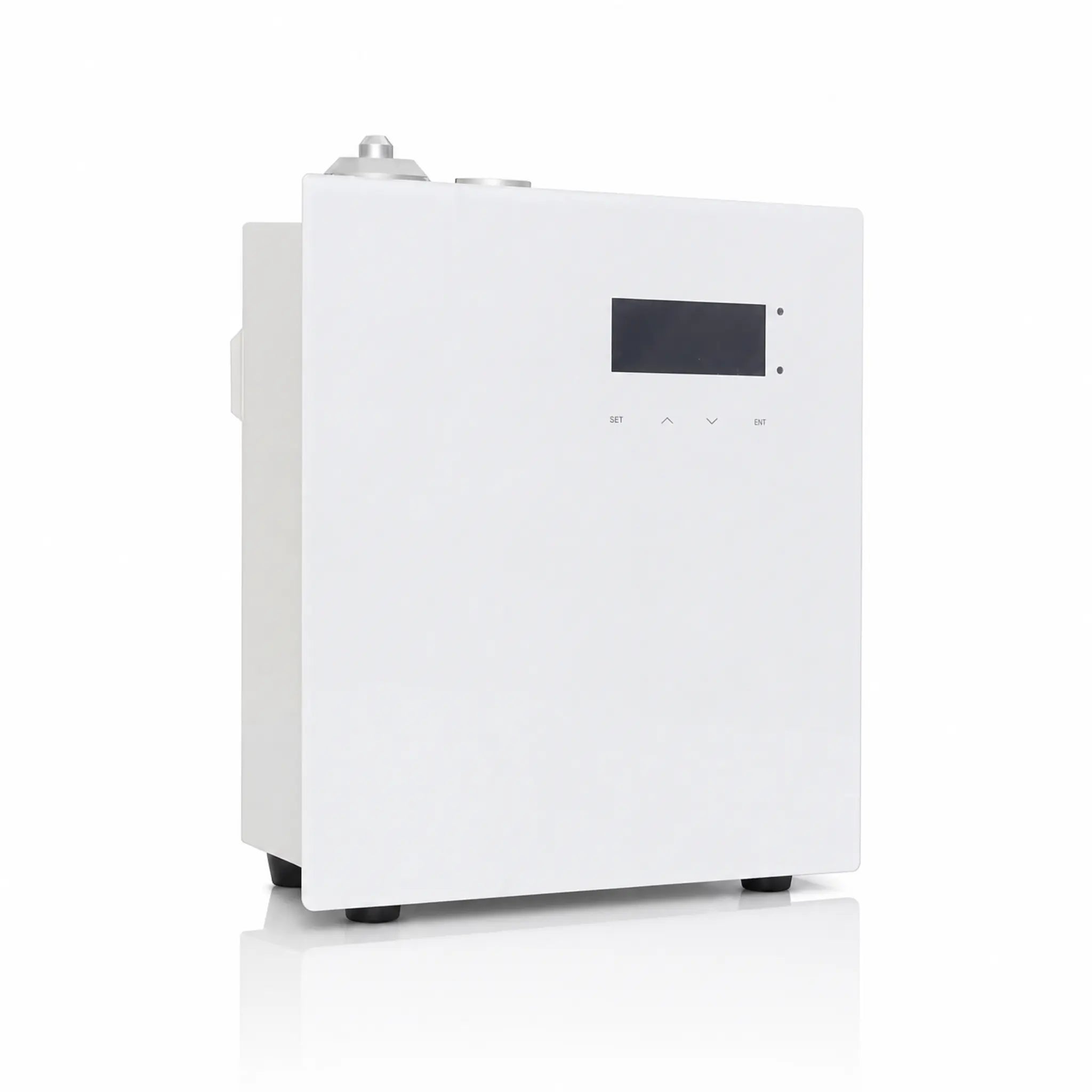Panel nebulizador táctil blanco con conexión a aire acondicionado para climatización